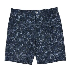 Under Armour Golf Shorts Mens 32 Blue Camo Splatter Print 9" Inseam Performance